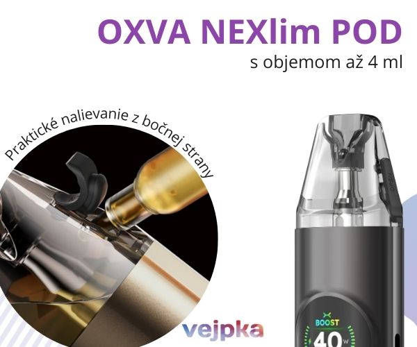 OXVA NEXlim POD detail na dolievanie